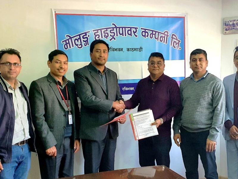 मोलुङ हाइड्रोको ३५ लाख ३१ हजार कित्ता आईपीओ आउँदै, बिक्री प्रबन्धकमा सनराइज क्यापिटल